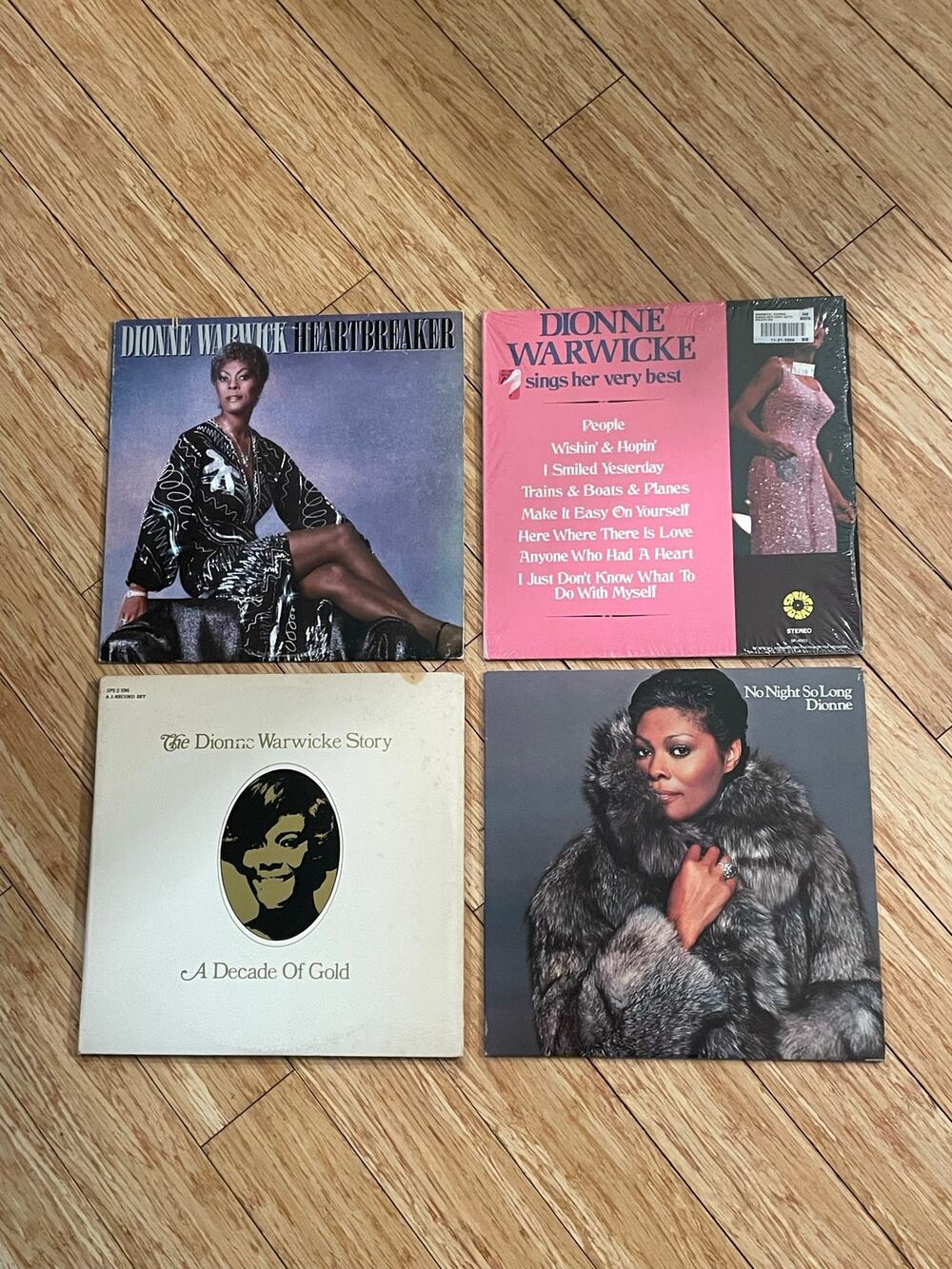 Dionne Warwick LP Lot soul pop rnb albums records vinyl